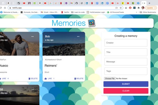 Memories app - Featured image